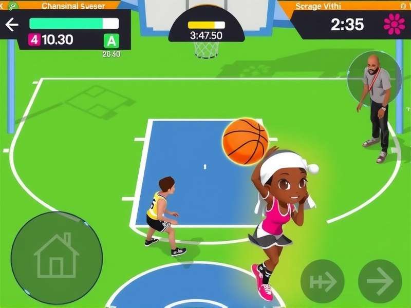 Basket Pro Diva Gameplay Screenshot